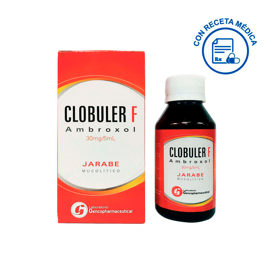 Clobuler F 30mg/5ml Jarabe - Frasco 100 Ml - Boticas Hogar y Salud