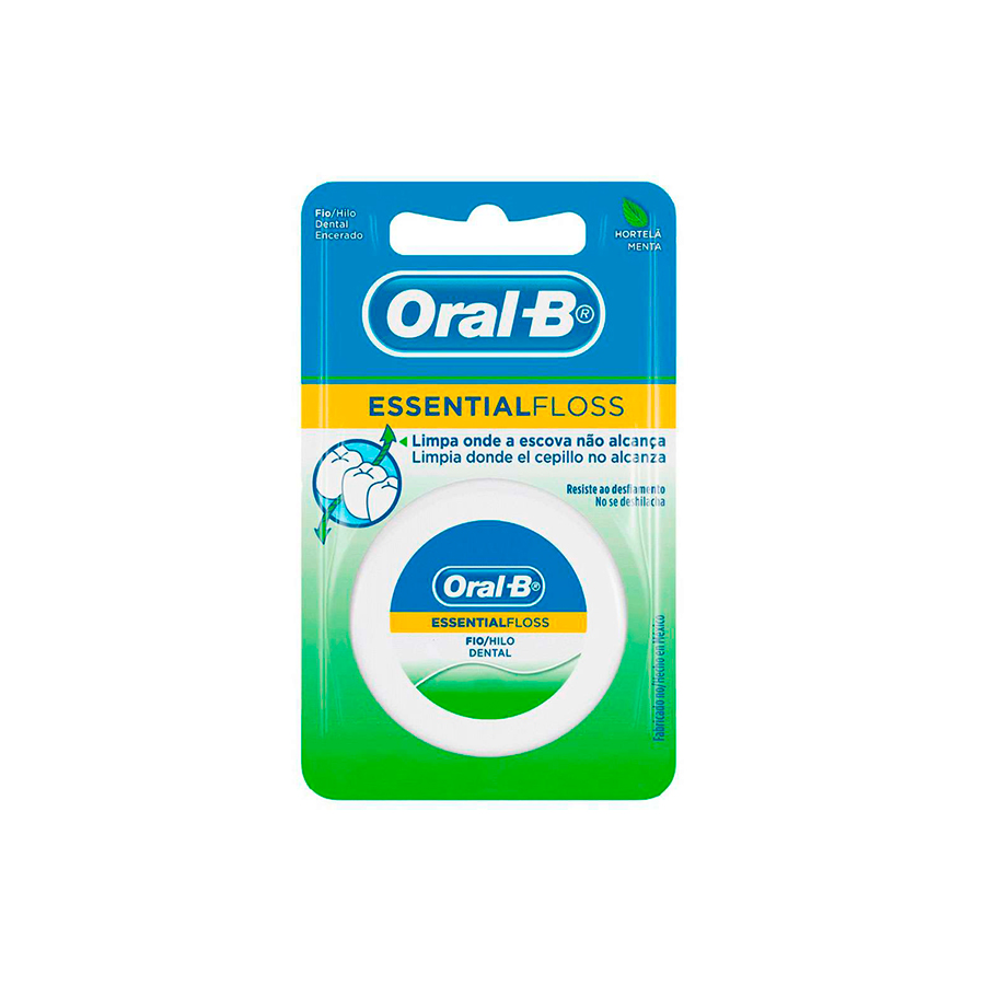 Hilo Dental Essential Floss Oral B Sabor Menta - Dispensador 50 M