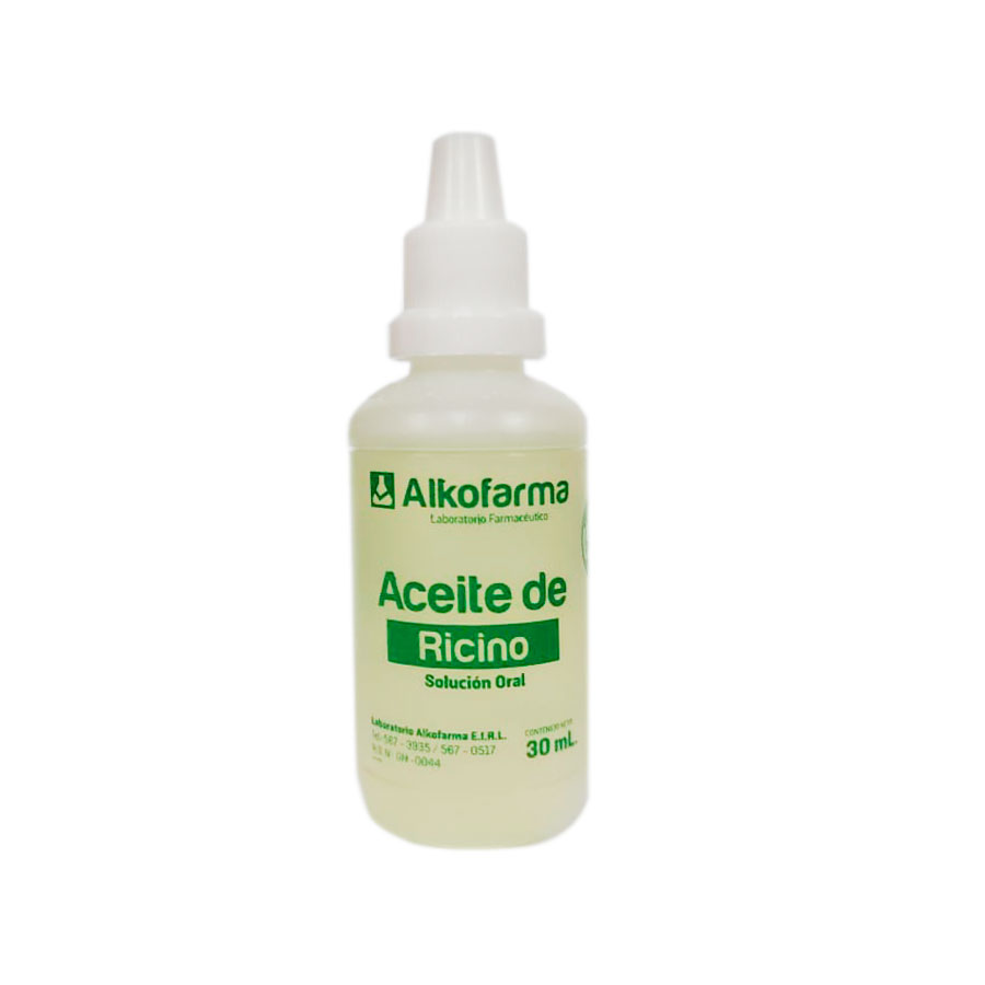Aceite de Ricino Solución Oral - Frasco 30 Ml - Boticas Hogar y Salud