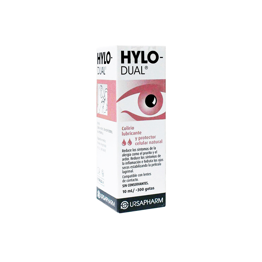 Hylo-Dual Colirio Lubricante Protección Frasco con 10 mL - Farmacias  Medicity