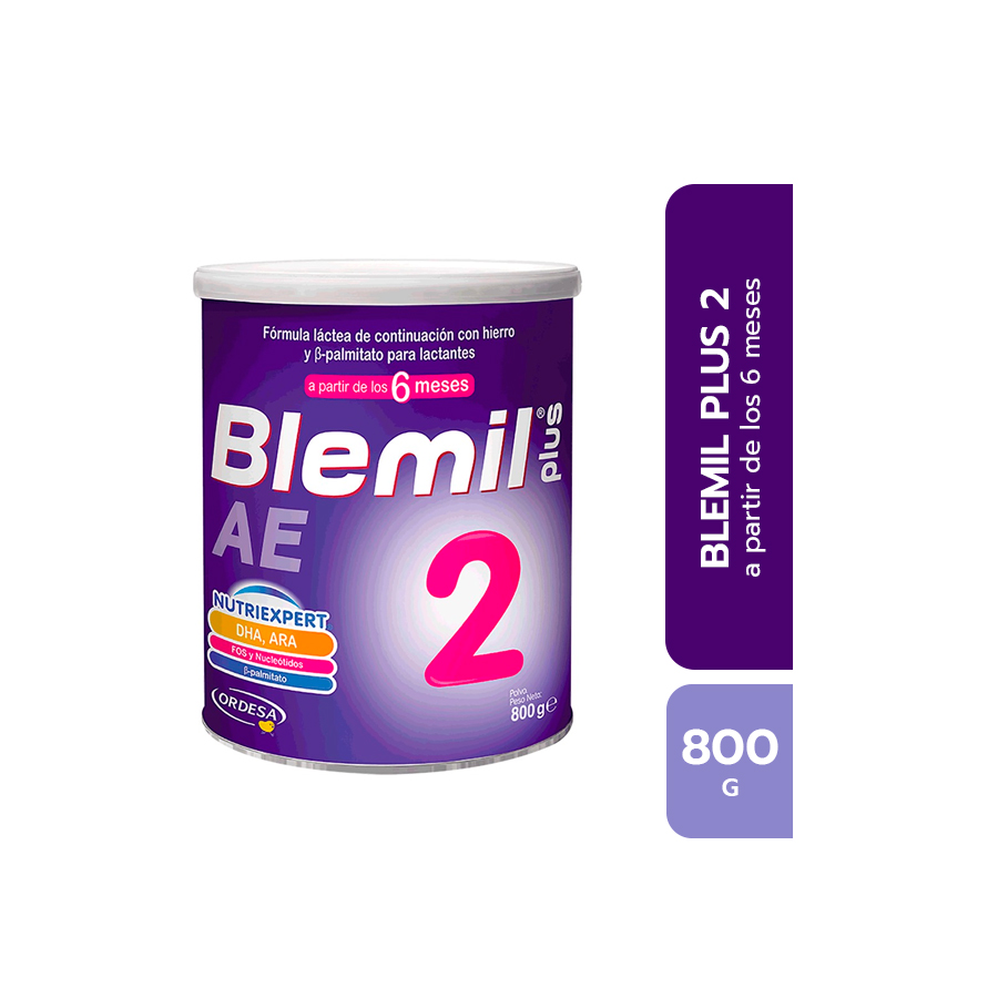 Blemil Plus 2 Fórmula Anti-Estreñimiento - Lata 800 G