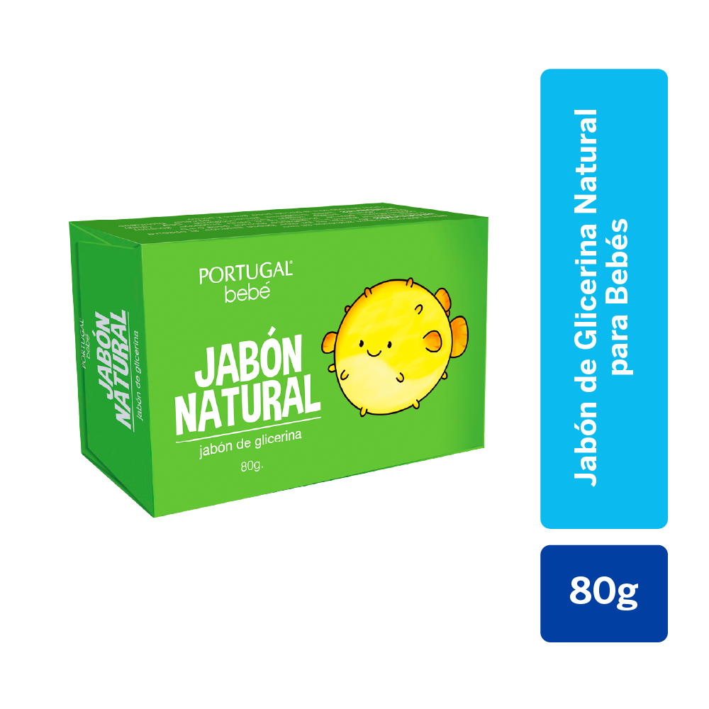 jabón de glicerina portugal barra 80g