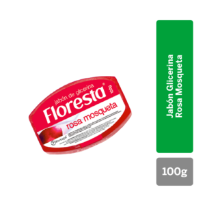 jabón glicerina floresta rosa mosqueta barra 100 g