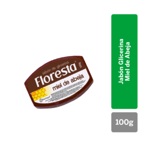 jabón glicerina floresta miel de abeja barra 100 g
