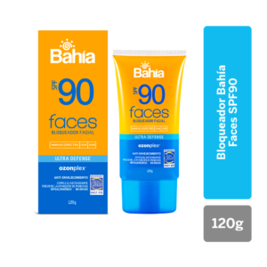bloqueador solar facial bahía spf 90 faces tubo 120 g