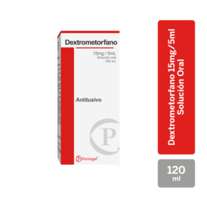 dextrometorfano 15mg/5ml jarabe frasco120 ml