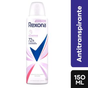 desodorante en spray rexona fem 72 horas nutritive frasco 150 ml