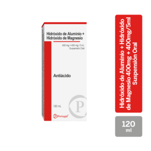 hidróxido de aluminio + hidróxido de magnesio 400 mg 400 mg / 5ml suspensión oral