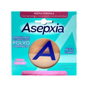 maquillaje anti imperfecciones asepxia tono marfil pote 10 g