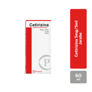 cetirizina ptg 5mg/5ml jarabe frasco 60 ml