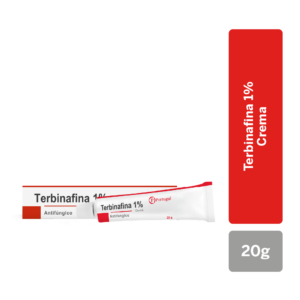terbinafina 1% crema tubo 20 g