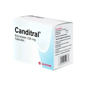 canditral 100mg capsulas caja 4 un
