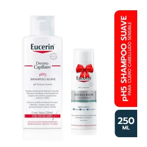 eucerin dermo capillaire ph5 shampoo suave frasco 250 ml