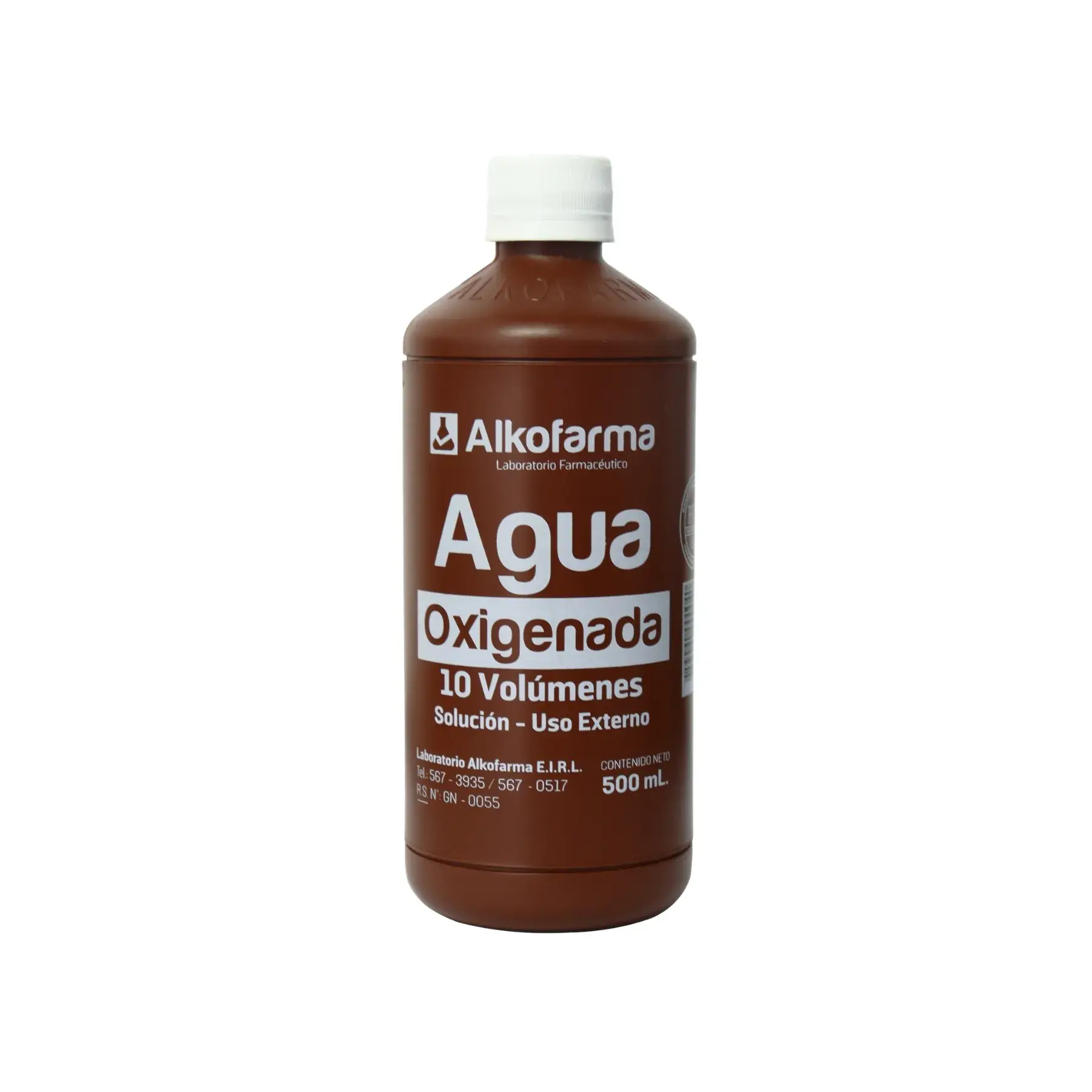 agua oxigenada 10 volumenes frasco 500 ml