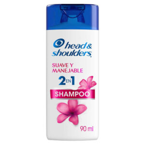 2en1 head & shoulders suave y manejable frasco 90 ml