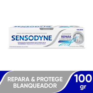 crema dental sensodyne blanqueador repara & protege tubo 100 g