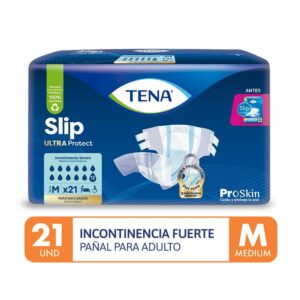 pañal para adulto tena slip ultra talla m paquete 21 un