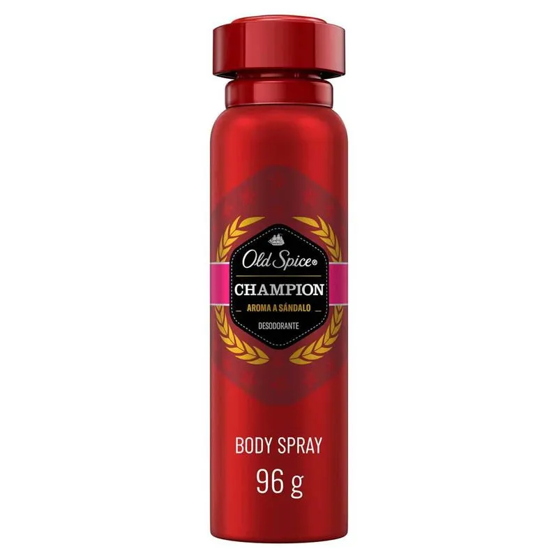 desodorante body spray old spice champion frasco 150 ml