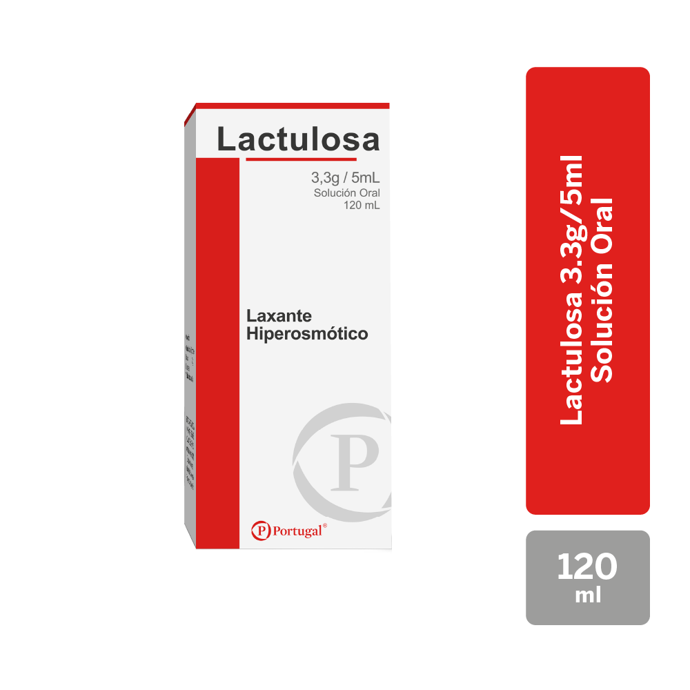 lactulosa 3.3g/5ml solución oral frasco 120 ml