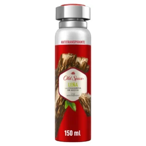 antitranspirante old spice leña con fragancia de menta frasco 150 ml