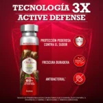 antitranspirante old spice leña con fragancia de menta frasco 150 ml