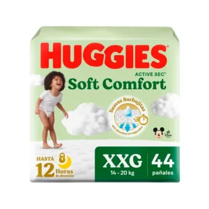 pañal huggies active sec talla xxg bolsa 44 un