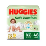 pañal huggies active sec talla xg bolsa 48 un