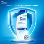 shampoo control caspa head & shoulders limpieza renovadora frasco 180 ml