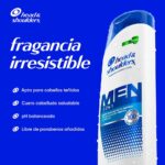 shampoo head & shoulders for men 3en1 frasco 375 ml