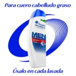 shampoo head & shoulders for men old spice frasco 375 ml