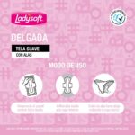 toallas higiénicas delgada con alas ladysoft bolsa 10 un