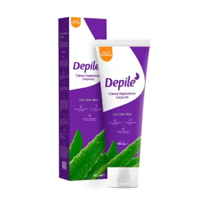 crema depilatoria corporal depile con aloe tubo 150 ml