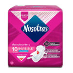 toallas higiénicas nosotras desodorante invisible bolsa 10 un