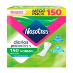 protectores diarios nosotras normal caja 150 un