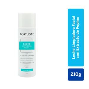 leche limpiadora facial con extracto de pepino portugal frasco 210 g