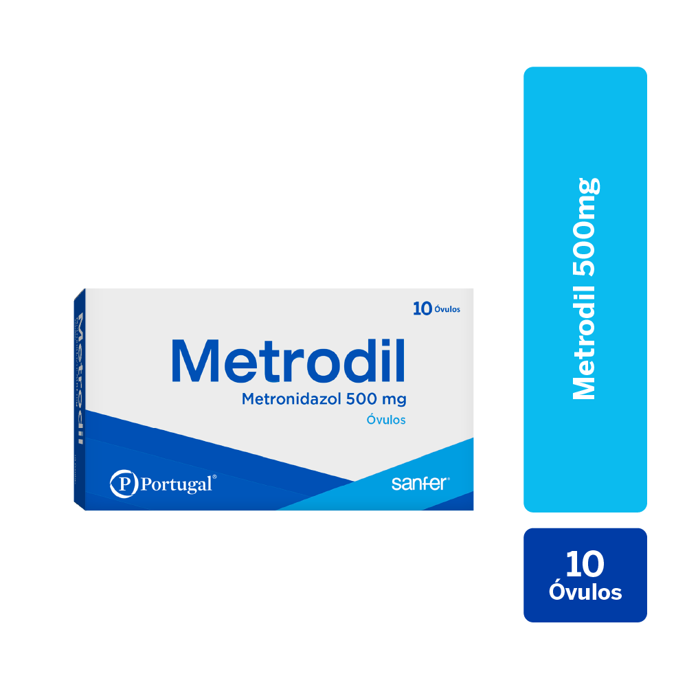metrodil 500mg ovulo vaginal caja 10 un