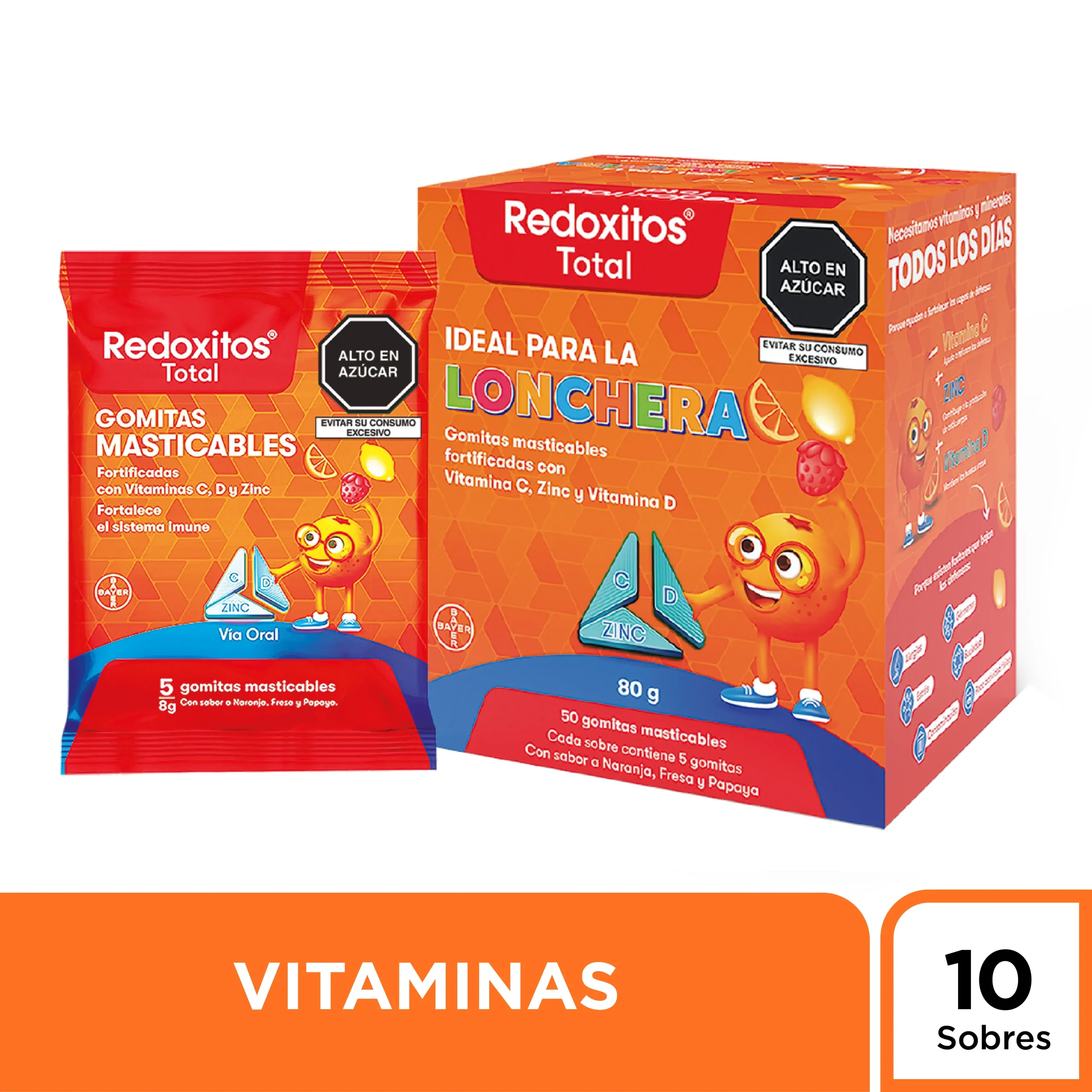 redoxitos® total gomitas masticables