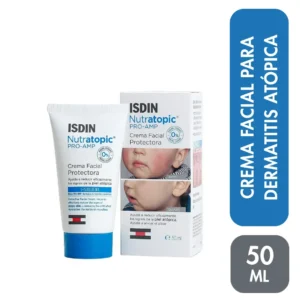 isdin nutratopic pro amp crema facial piel reactiva tubo 50 ml