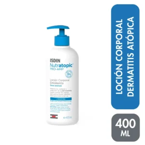 loción emoliente nutratopic pro amp isdin frasco 400 ml