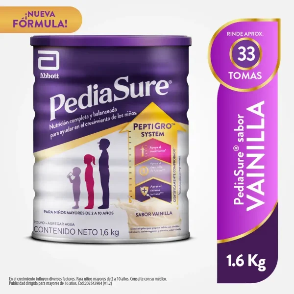 pediasure triplesure sabor chocolate 1.6 kg