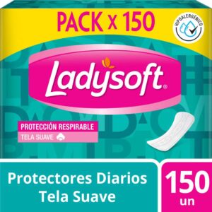 protectores diarios ladysoft clasico caja 150 un