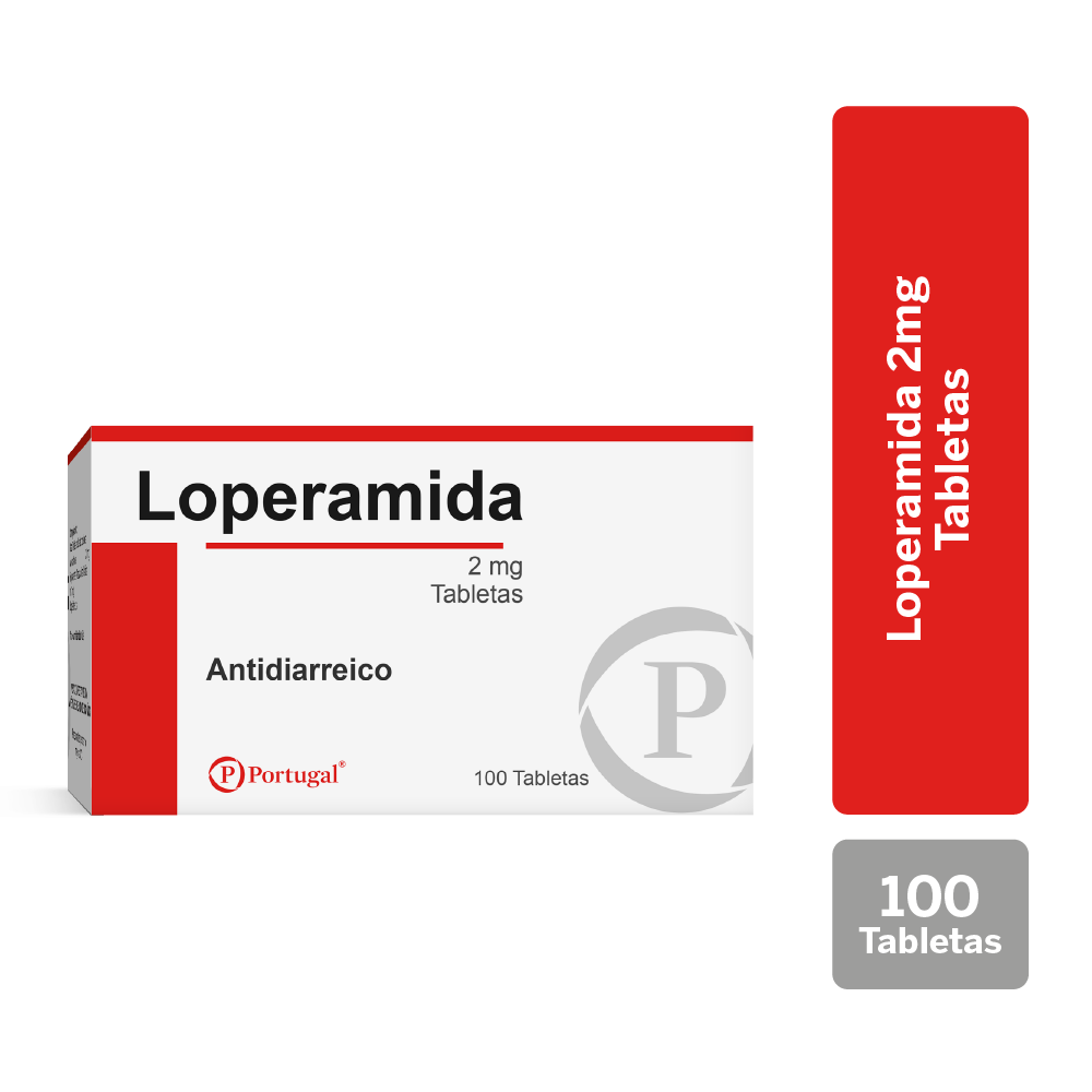 Loperamida 2mg Tabletas – Caja 100 UN