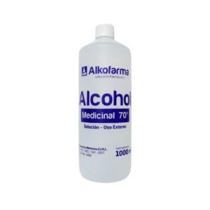alcohol medicinal 70° alkofarma frasco 1l