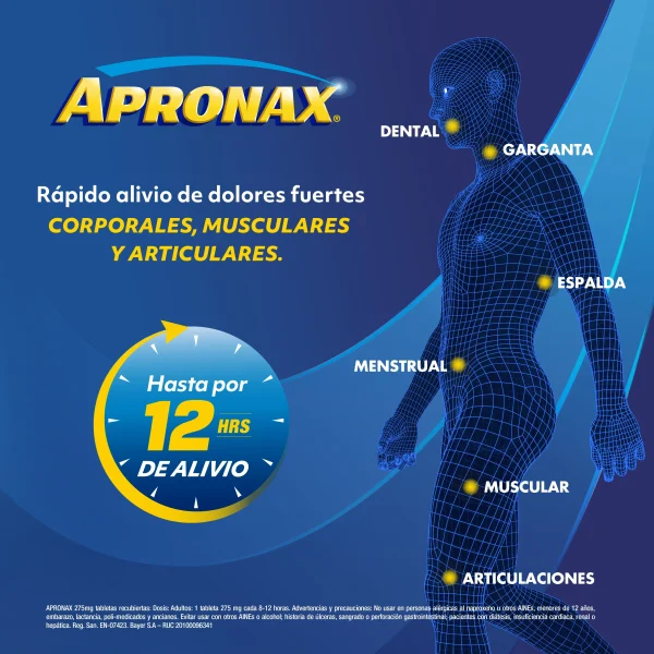 apronax ® 275mg tabletas recubiertas