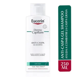 eucerin shampoo dermo capilar anticaspa grasa frasco 250 ml