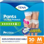 ropa interior desechable tena pants ultra talla m paquete 20 un
