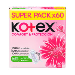 toalla higienica kotex bolsa 60 un
