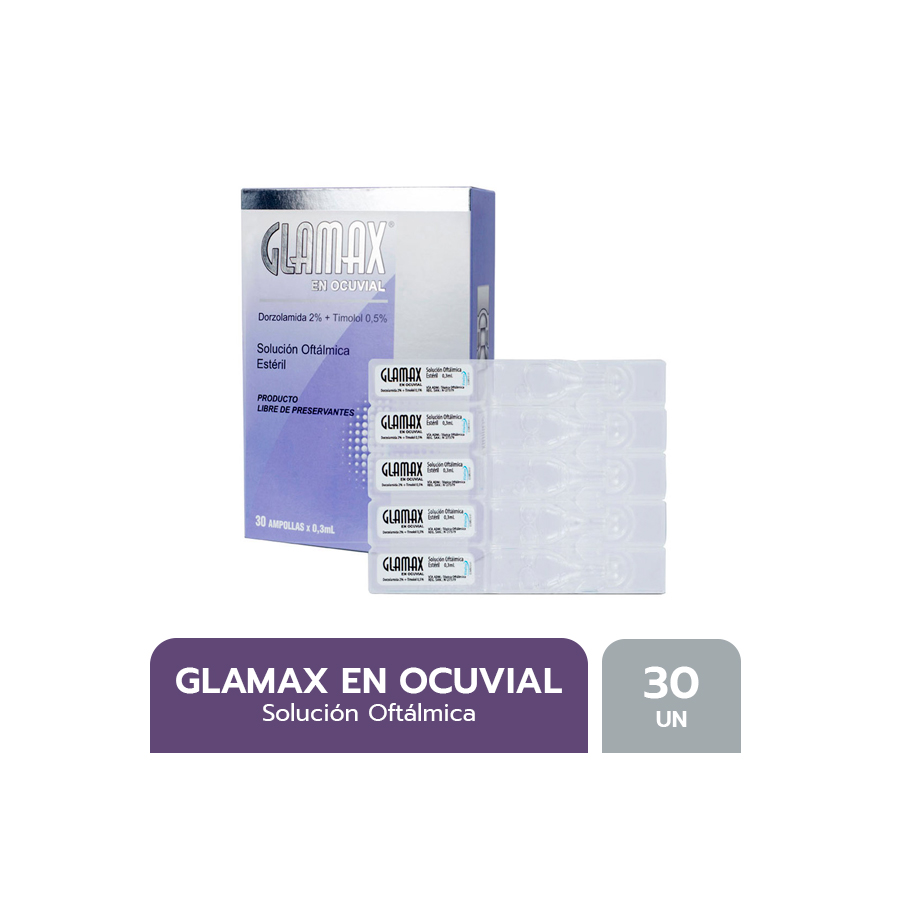 Glamax en Ocuvial Solución oftálmica - Imagen 1