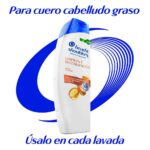 shampoo head & shoulders limpieza y revitalización con aceite de argán frasco 650 ml
