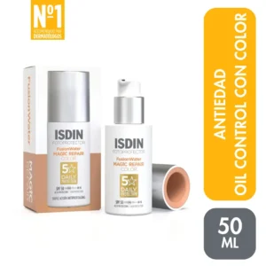 isdin fotoprotector fusion water magic repair color spf50 frasco 50 ml